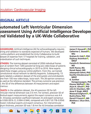 Using Artificial Intelligence Developed and Validated by a UK-Wide Collaborative